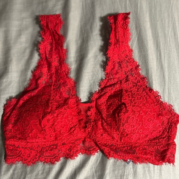 aerie Other - Aerie Red Lace Bralette Size M